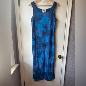 Vintage blue casual dress